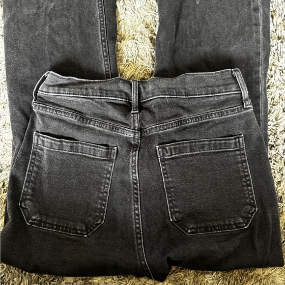 GAP Women's Dark Gray Wide Leg Jeans - Picture 3 of 3